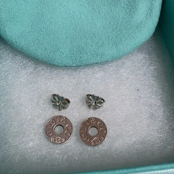 Tiffany & Co. 1837 Silver Earrings - Picture 2 of 6